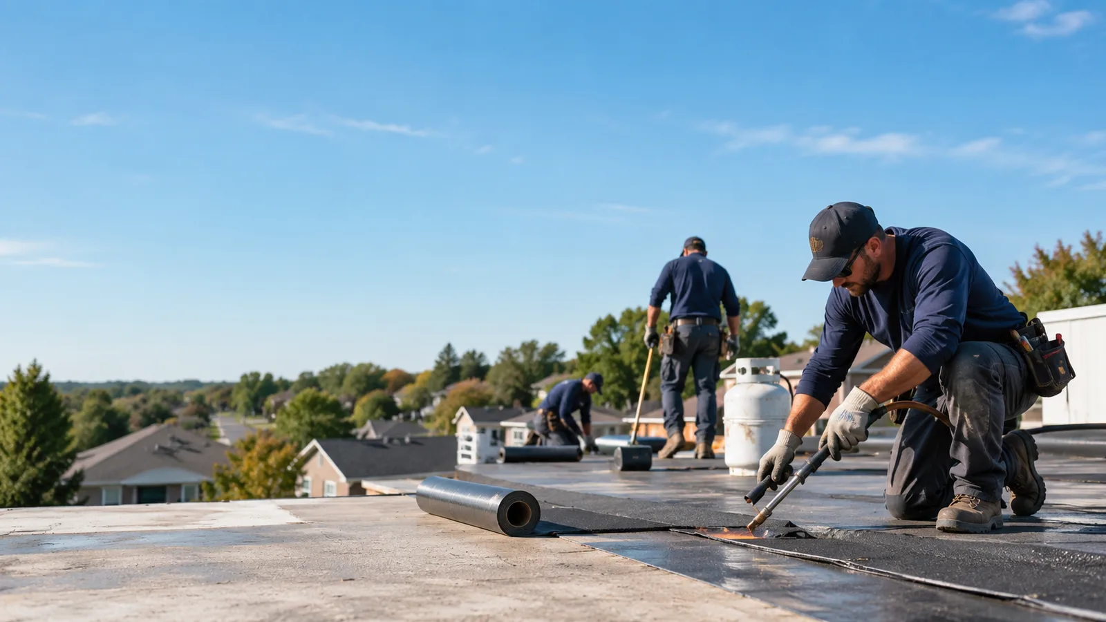 Flat Roof Leak Repair providers in Claflin, KS